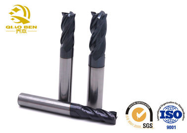 Square Mould Solid Carbide End Mill HRC65 4 Flutes With TiAlN F - Nano Coating
